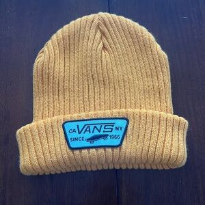 Yellow vans stocking cap